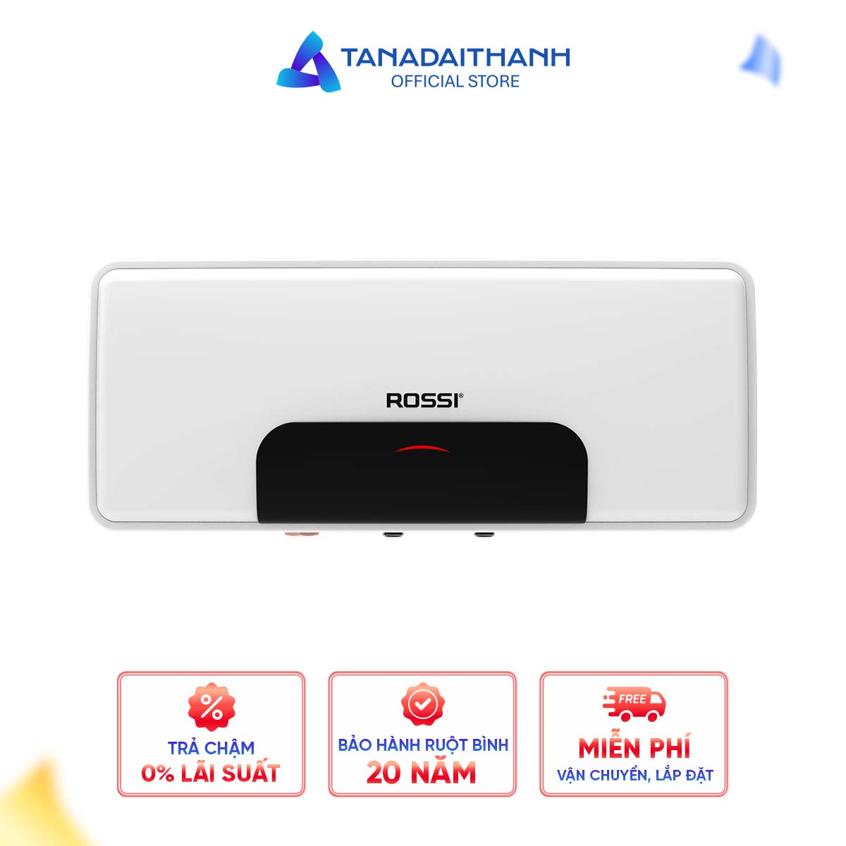 Bình nước nóng ROSSI BLANC RBC Ngang - 20SL