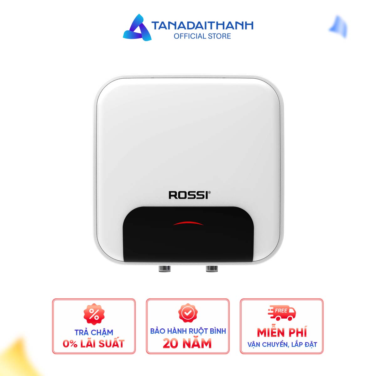 Bình nước nóng ROSSI BLANC RBC Vuông - 30SQ