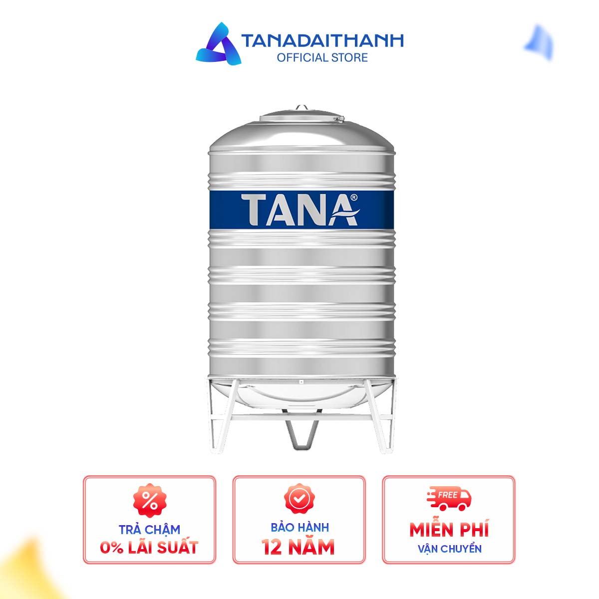 Bồn Inox Tân Á 500D ĐK700