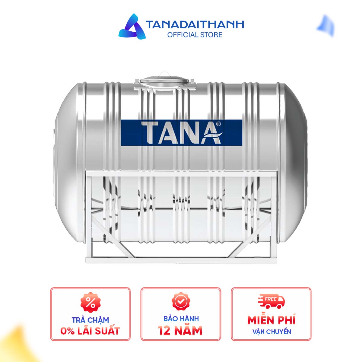 Bồn nước Inox Tân Á 500N ĐK700