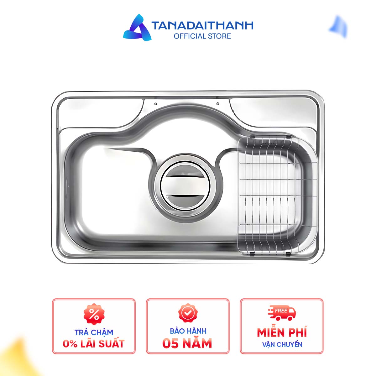 Chậu rửa woonang WKJ08551 không hố phụ