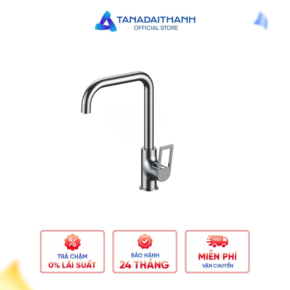 Vòi Chậu Rossi R803 C1 – Vòi Lavabo 1 Lỗ – Inox Cao Cấp – Bền Bỉ, Dễ Lắp Đặt